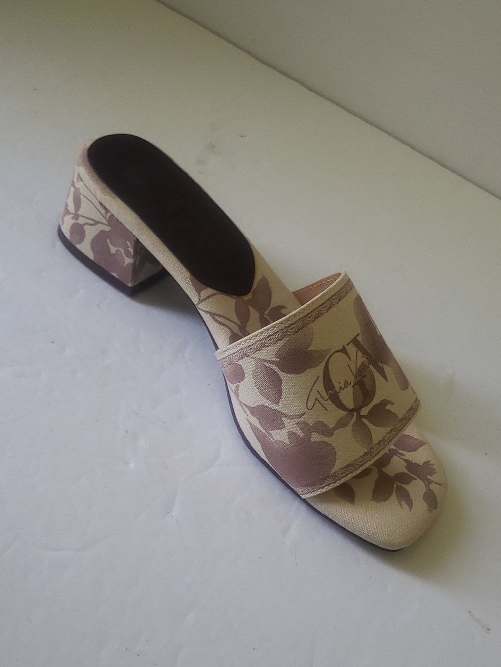 🤯3/$12 Gloria Vanderbilt Floral Sandal *Amputee* Left Shoe Only Size 7.5